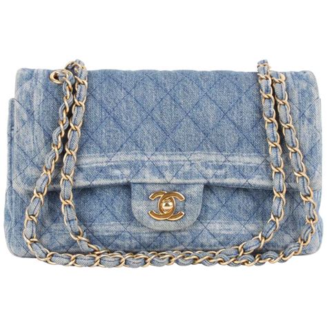 vintage denim chanel bag|Vintage Chanel bags 1960.